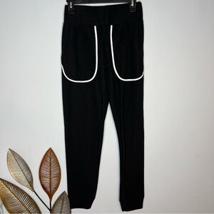 DANIEL W. FLETCHER Side Blue Stripe Side Pocket Sweatpants Pant